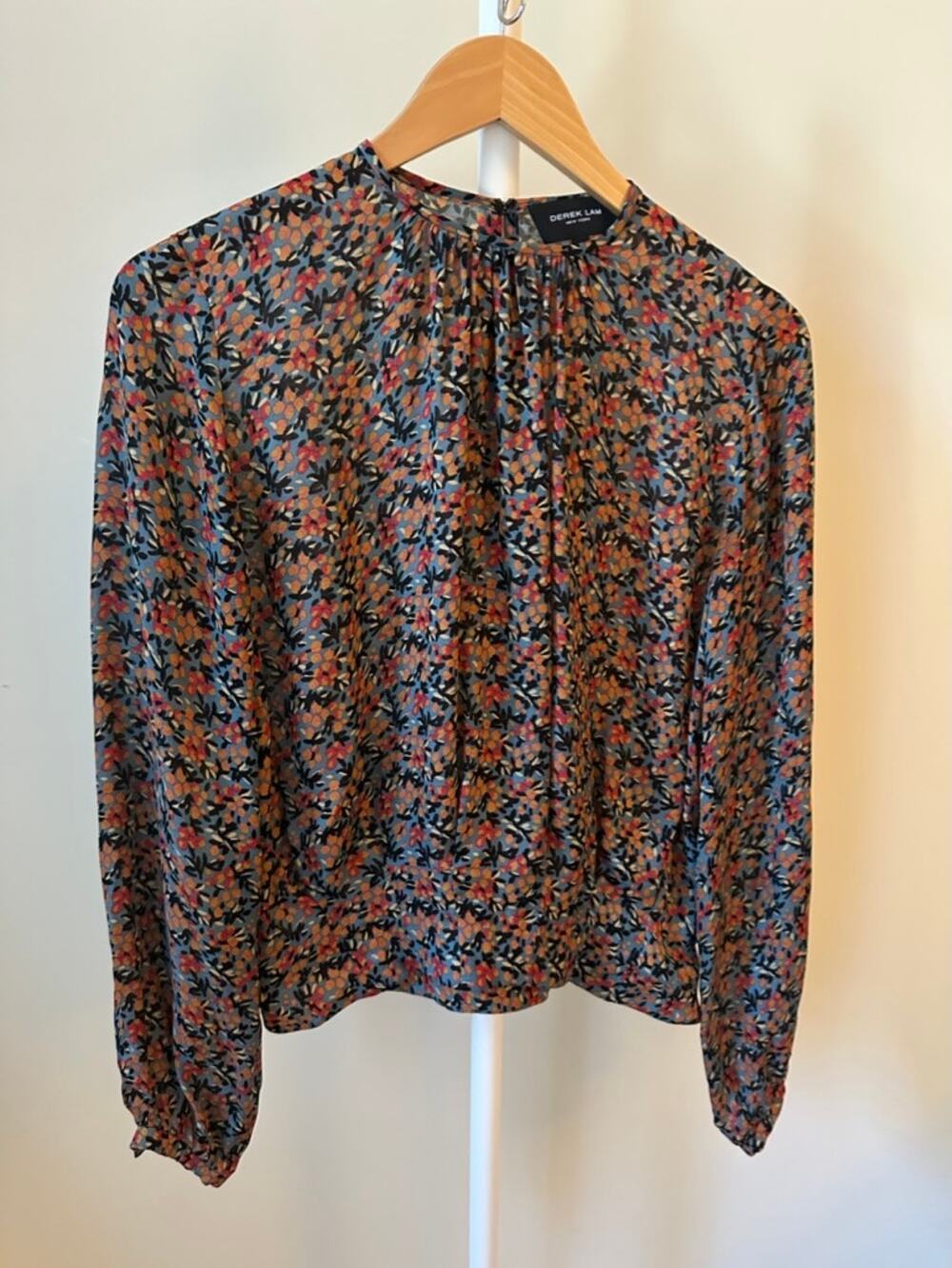Derek Lam 100% Silk Floral Blouse, Size 4